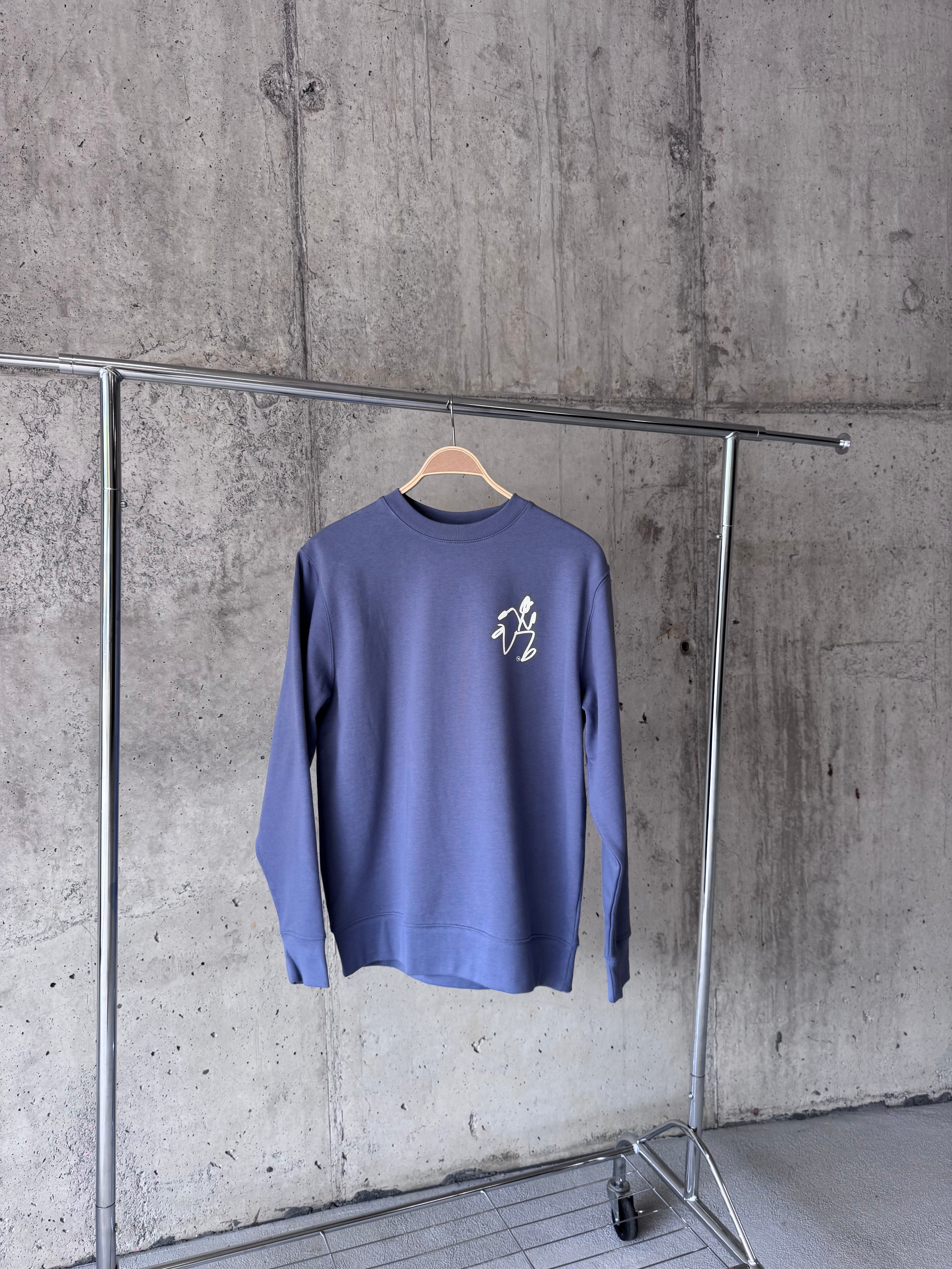 'Echo' Sudadera Regular LS Crew Dark