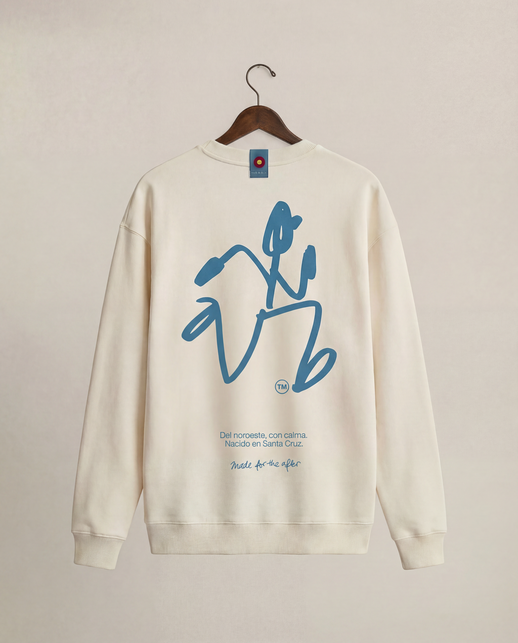 "Nordwest Blue" Calma Sudadera Looooooose.