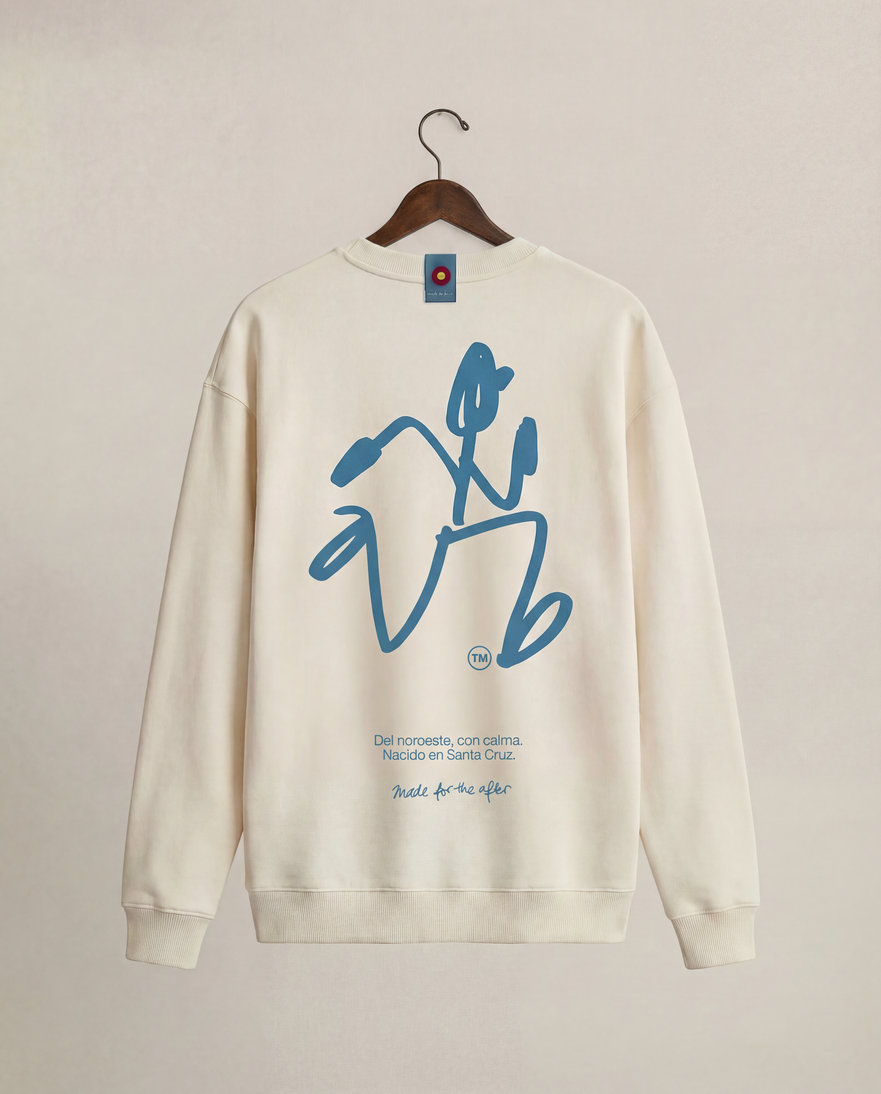 "Nordwest Blue" Calma Sudadera Looooooose.