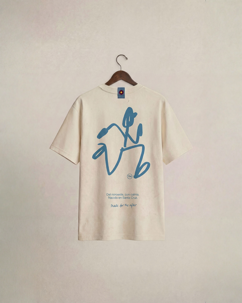 "Nordwest Blue" Calma T-shirt Loooose.