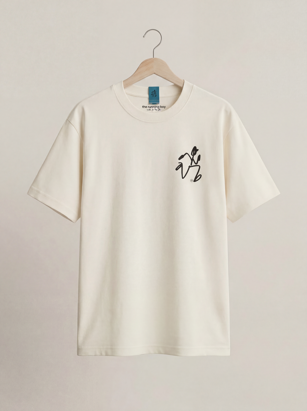 'the running boy' t-shirt Loooose.