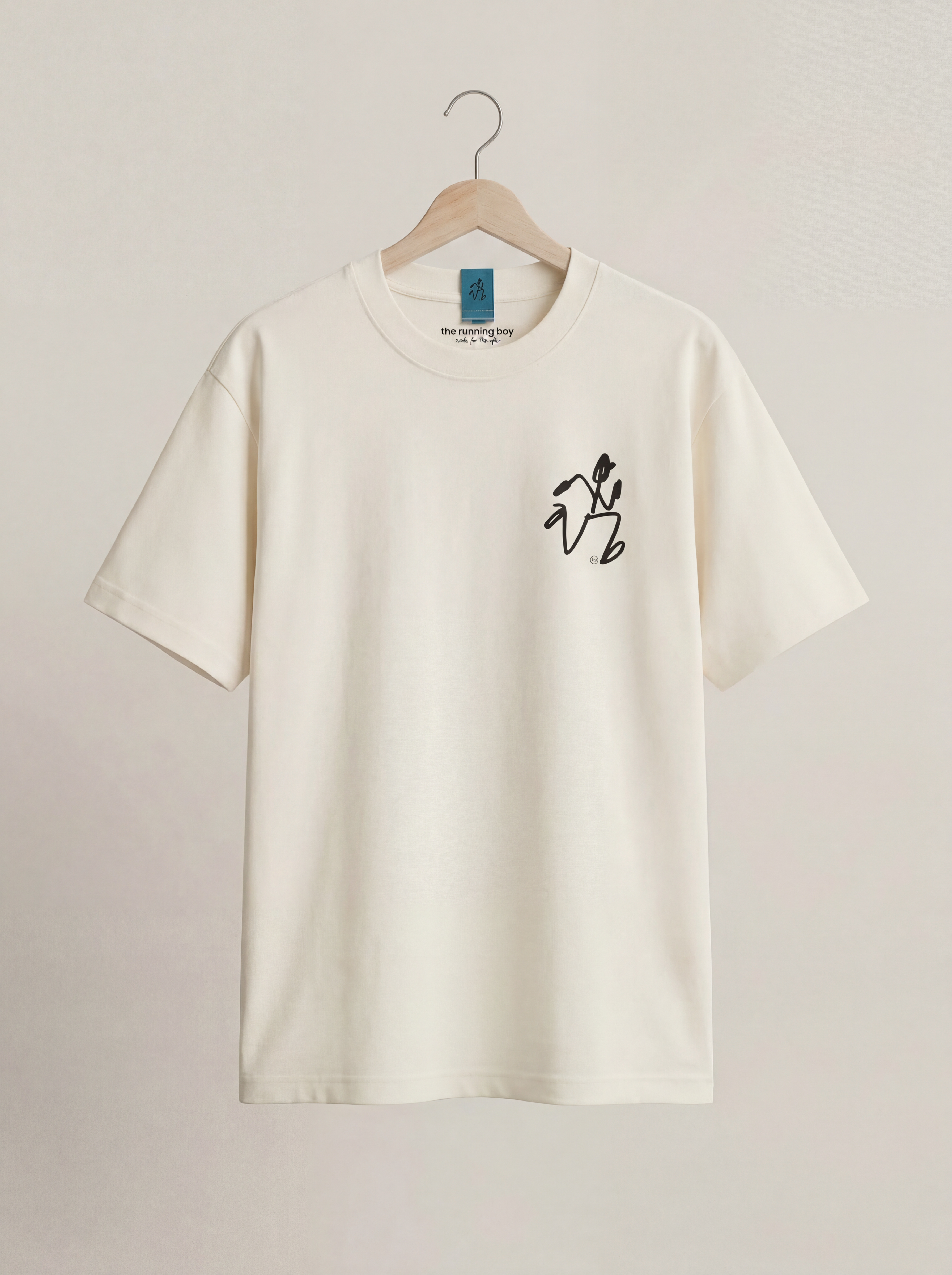 'the running boy' t-shirt Loooose.