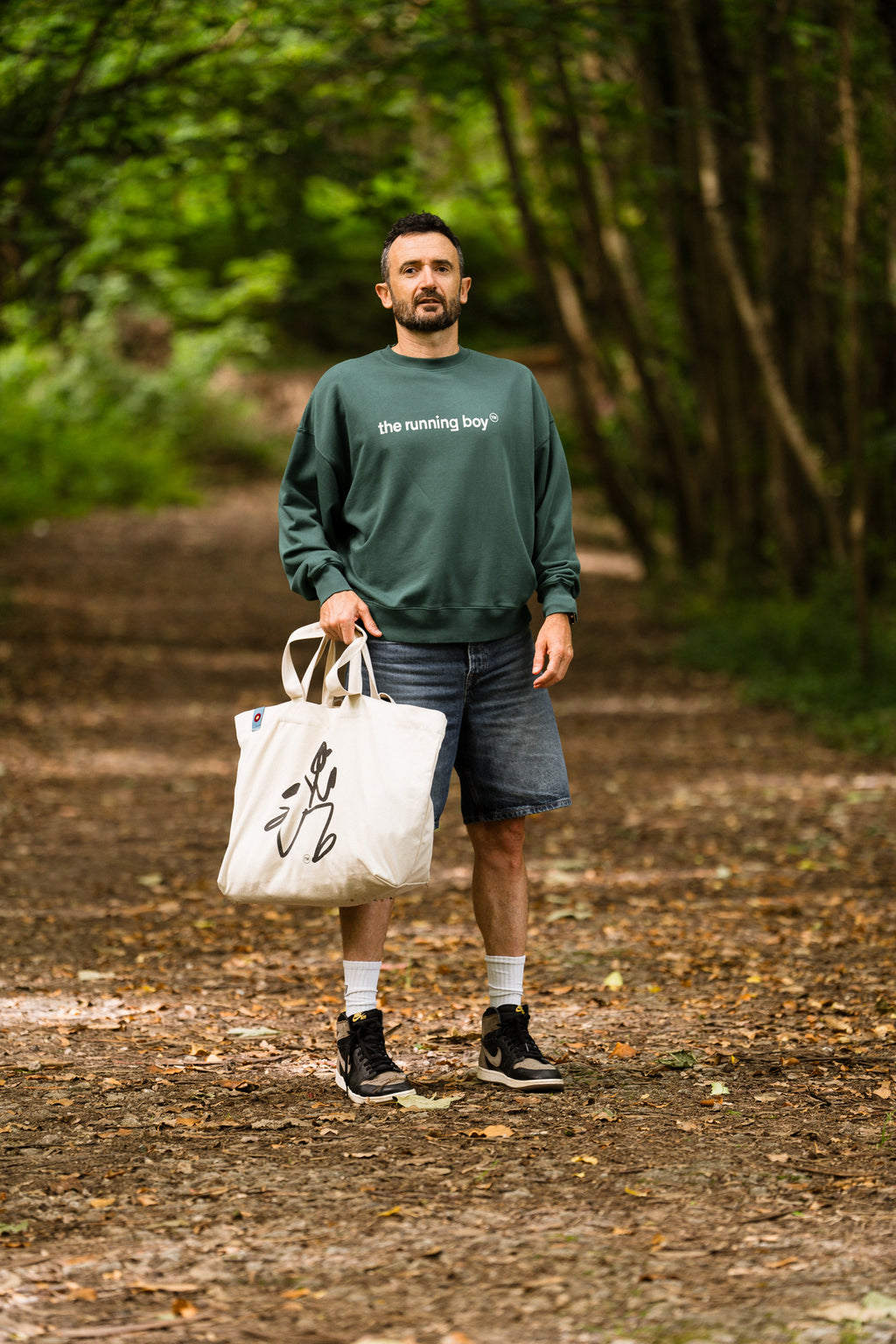 'the running boy' The Big Shopping Bag