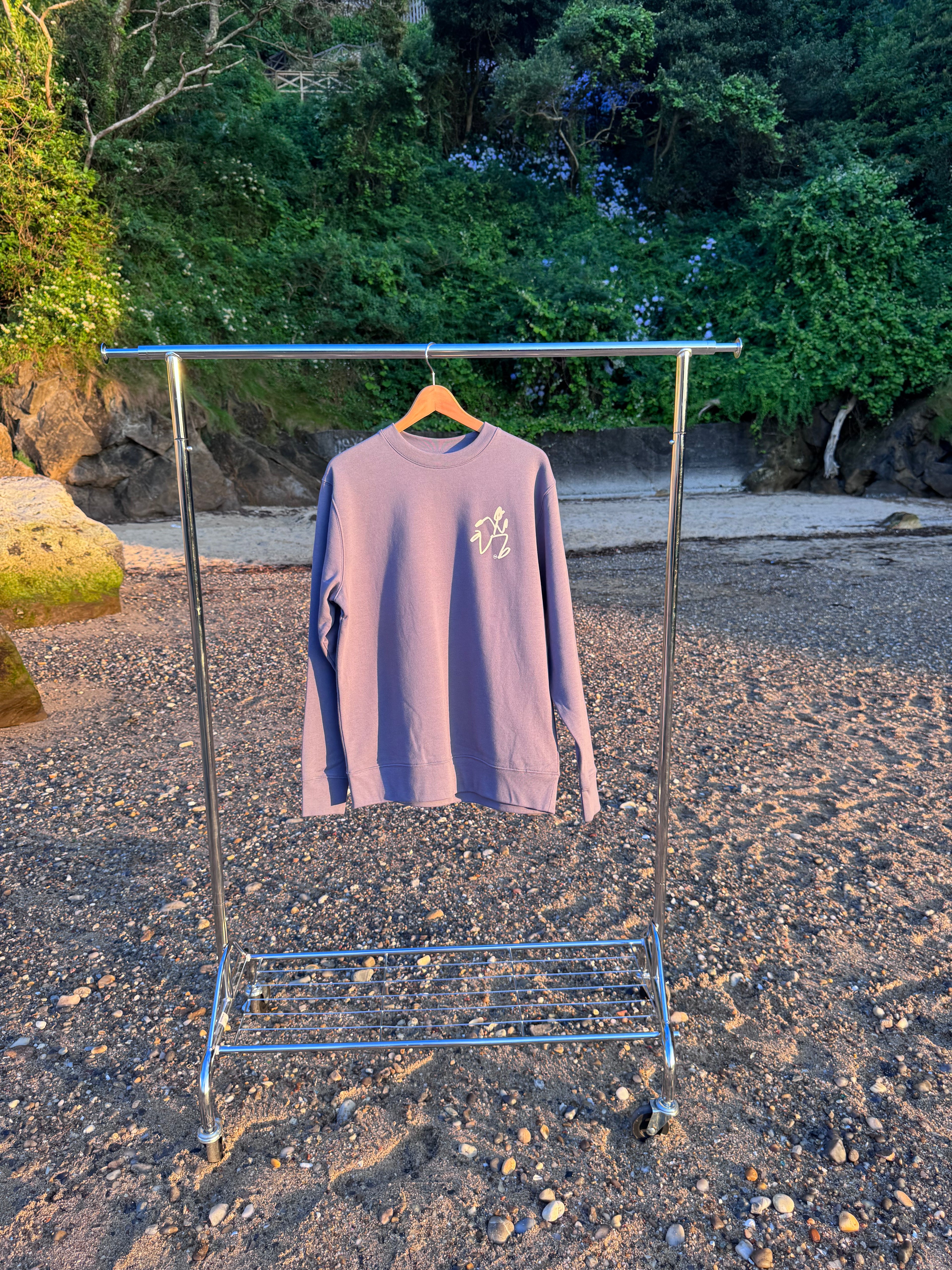 'Echo' Sudadera Regular LS Crew Dark