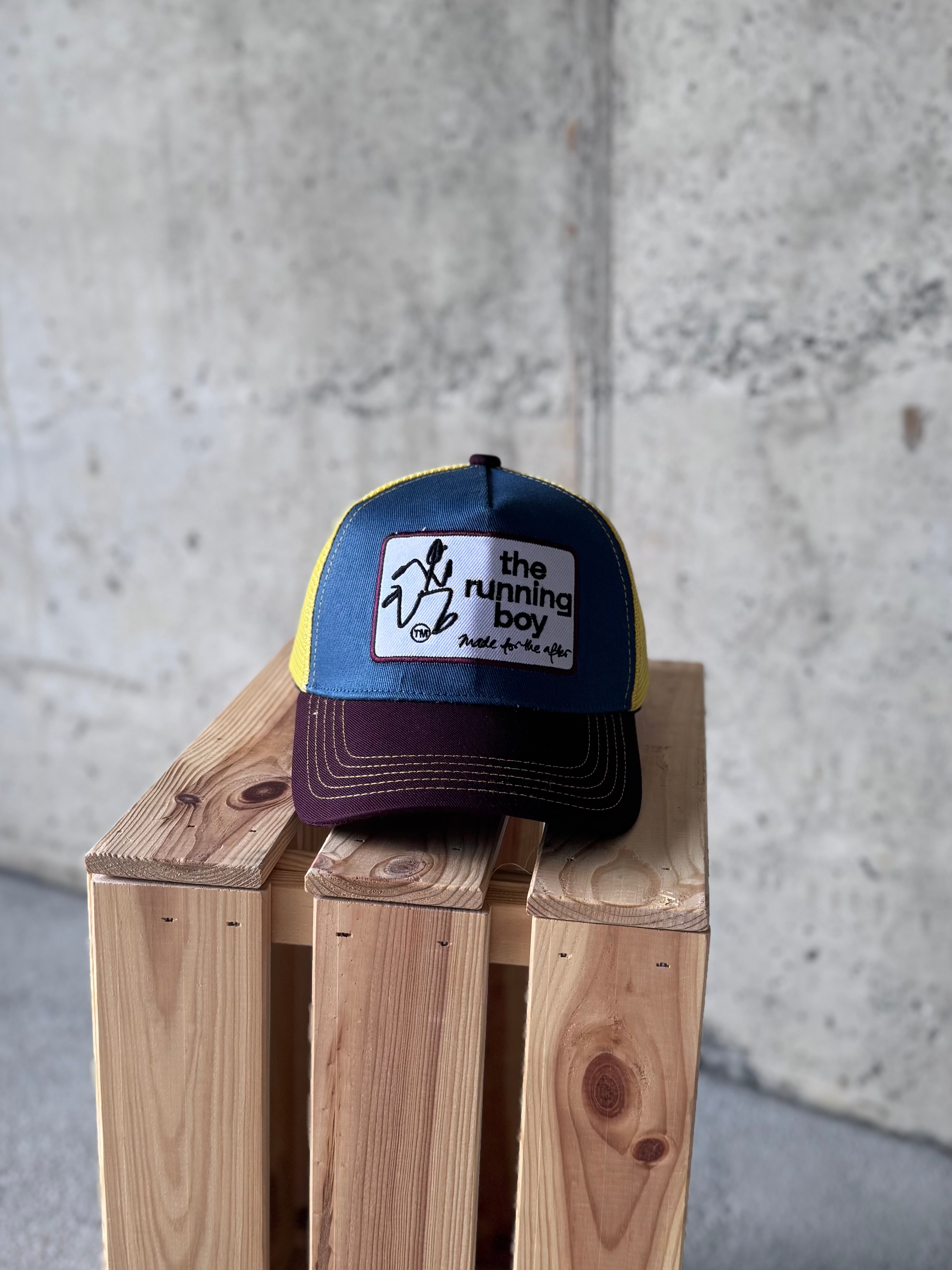 the running boy Trucker Hat. The First One. It's a littel BIG!