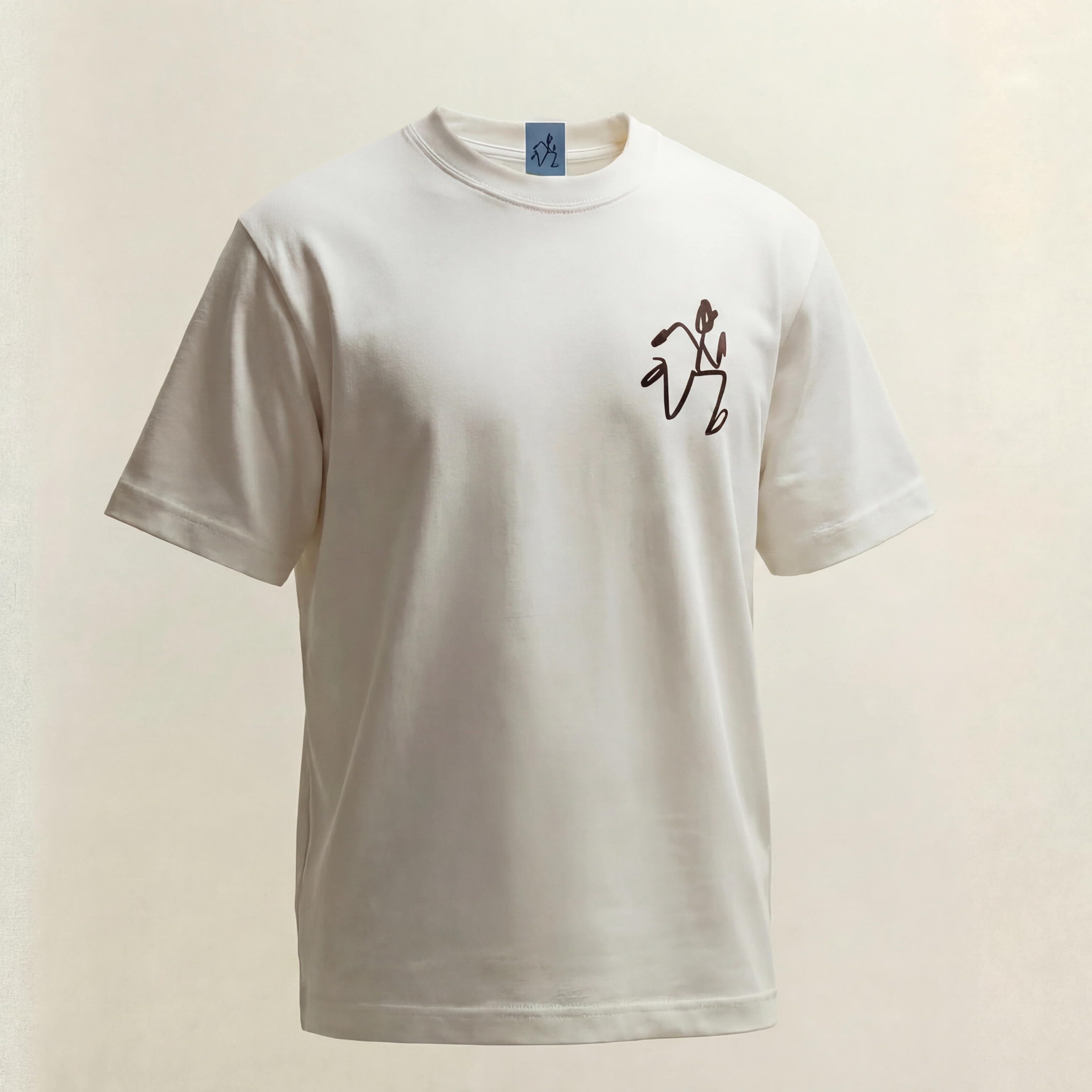 'the running boy' t-shirt regular cut.