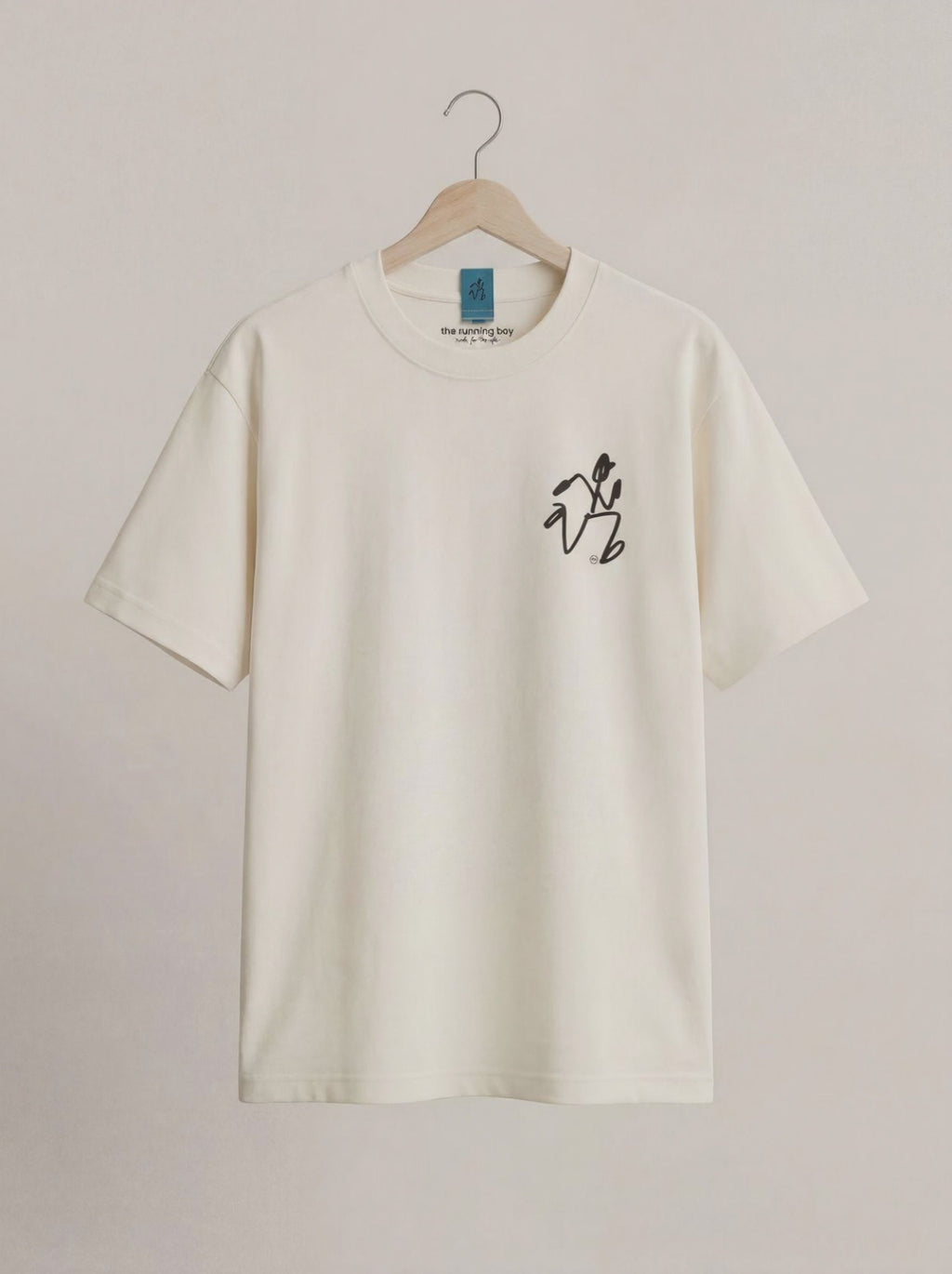 'the running boy' t-shirt Loooose.