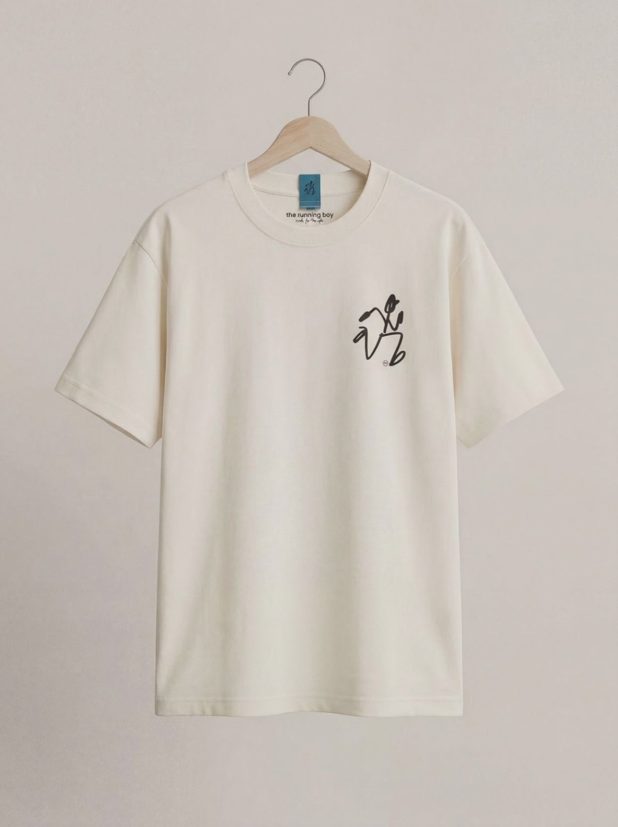 'the running boy' t-shirt Loooose.