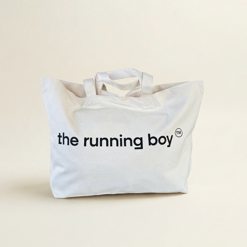 'the running boy' The Big Shopping Bag
